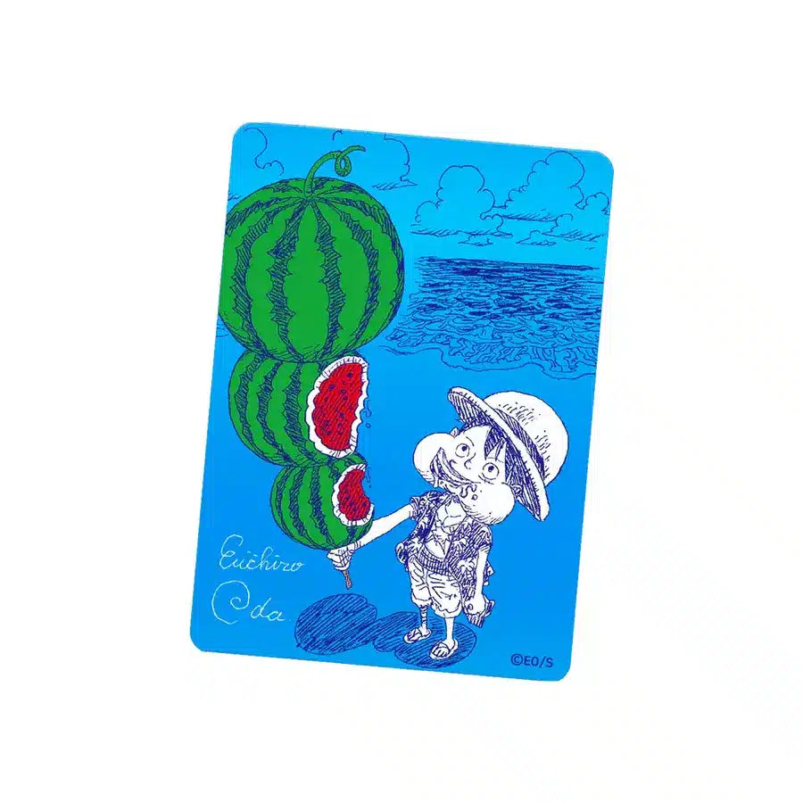 Shueisha Natsucomi 2026 Metallic Promo Card - Watermelon Luffy