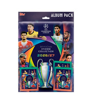 Topps UEFA Champions League 2025/26 Album + Sticker Display Bundle