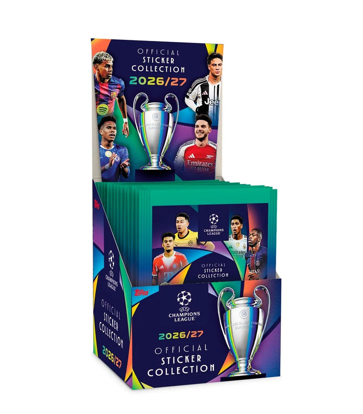 Topps UEFA Champions League Sticker Display Box 2026/27
